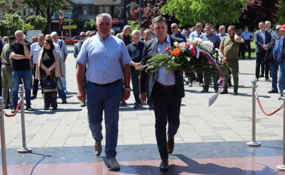 Igpr bBeslic i Zeljko Drljaca na obiljezavanju Dama Garde